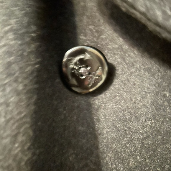 J Crew Pea Coat size XL   Dark grey  never worn - Picture 5 of 7